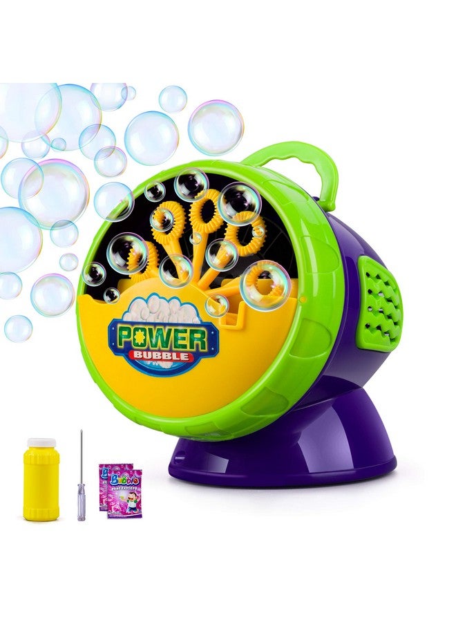 Bubble Machine Automatic Bubble Blower For Kids Bubble Maker 2200+ Per Minute Bubble Machine For Parties Weddings Indoor And Outdoor Activities