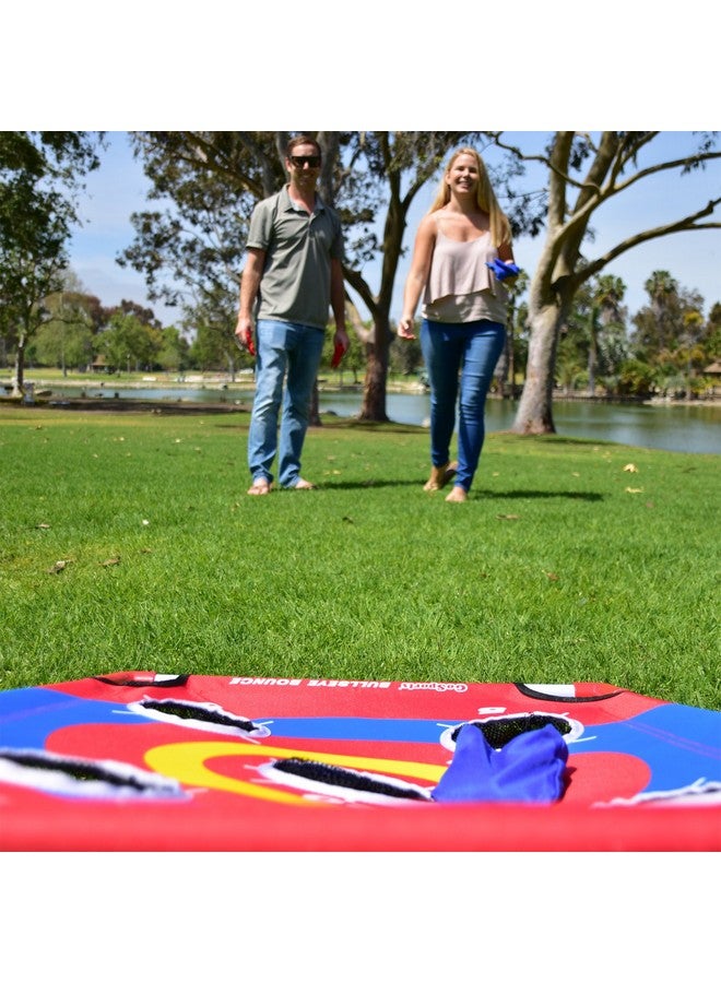 Bullseye Bounce Cornhole Toss Game Great For All Ages & Includes Fun Rules