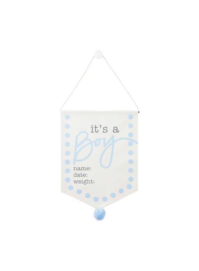 New Baby Announcement Sign Boy 18 1/2