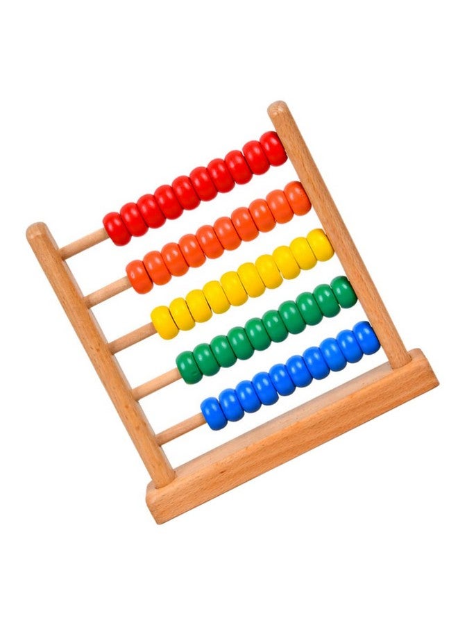 Abacus Colorful Bead Wood Classic Abacus Counting Tool Portable Numbers Math Calculating Tool For Home Classroom School
