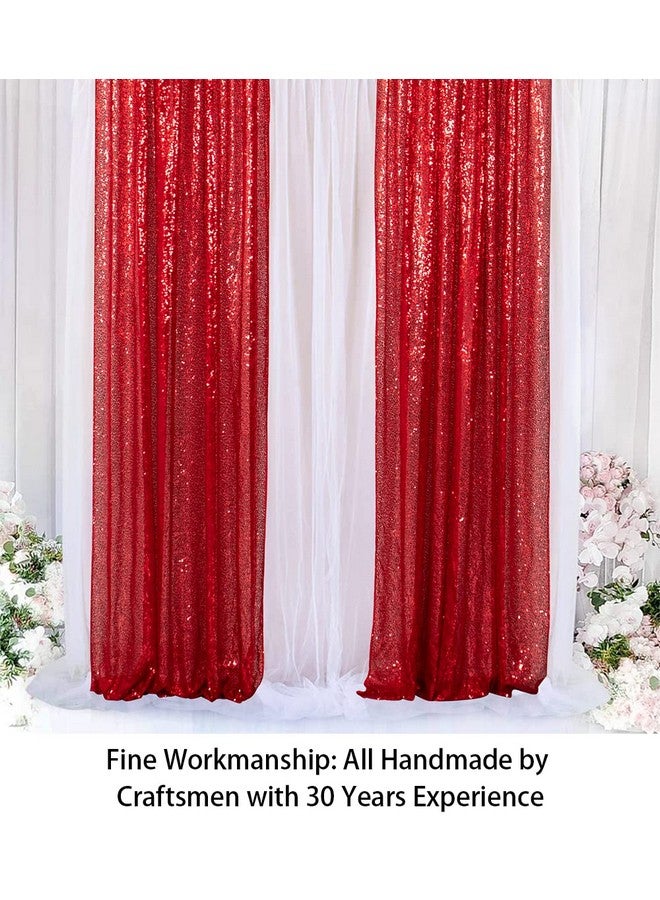 Sequin Backdrop Curtain 2 Panels 2Ftx8Ft Photo Background Glitter Photography Back Drop Cover Wedding Decorations 190417S