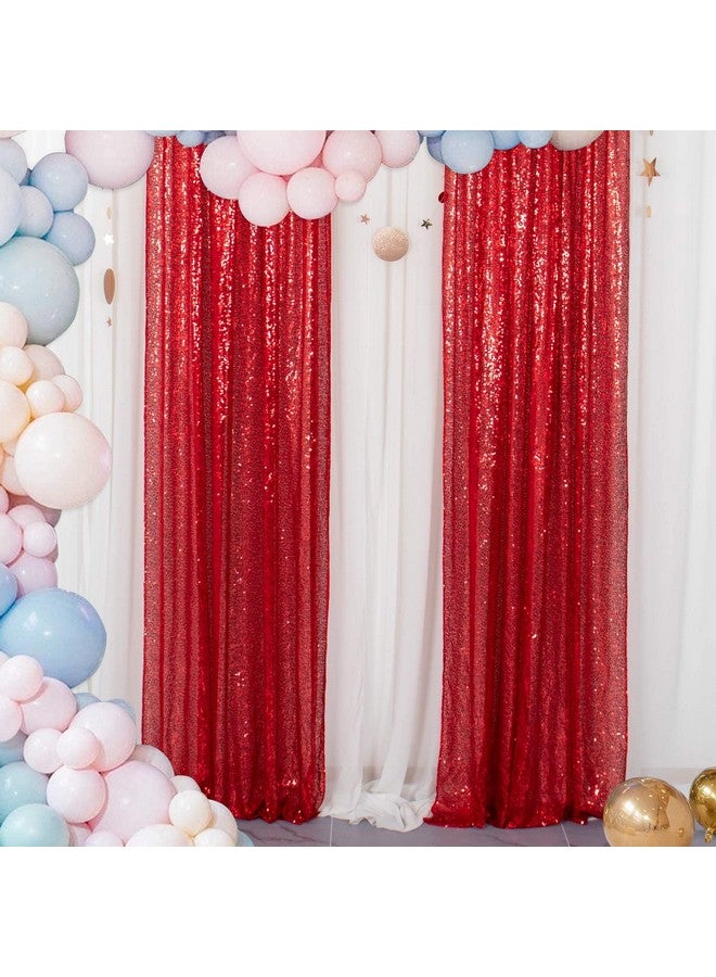 Sequin Backdrop Curtain 2 Panels 2Ftx8Ft Photo Background Glitter Photography Back Drop Cover Wedding Decorations 190417S
