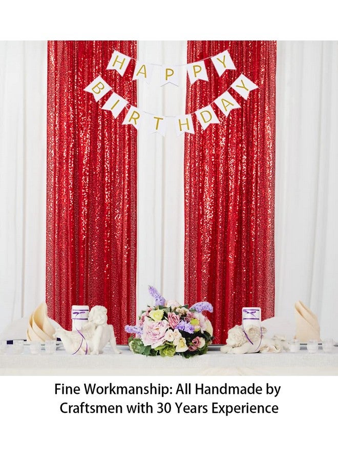 Sequin Backdrop Curtain 2 Panels 2Ftx8Ft Photo Background Glitter Photography Back Drop Cover Wedding Decorations 190417S