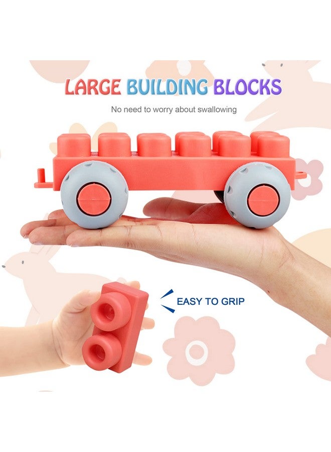 Soft Building Blocks For Toddler Blocks For Kids 6 Months And Up Large Creative Stacking Blocks 20 Pcs Stem Blocks Toddler Stacking Toy Gifts Colorful Soft Block Sets