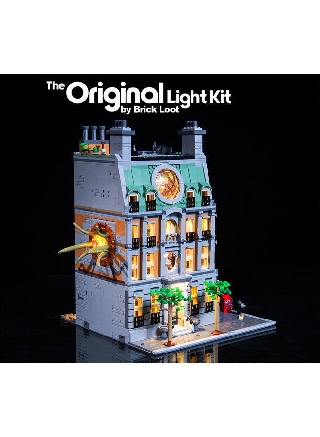 Deluxe Led Lighting Light Kit For Your Lego Marvel Sanctum Sanctorum Set 76218 (Note: Model Is Not Included)