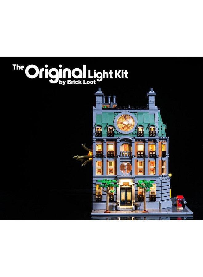 Deluxe Led Lighting Light Kit For Your Lego Marvel Sanctum Sanctorum Set 76218 (Note: Model Is Not Included)