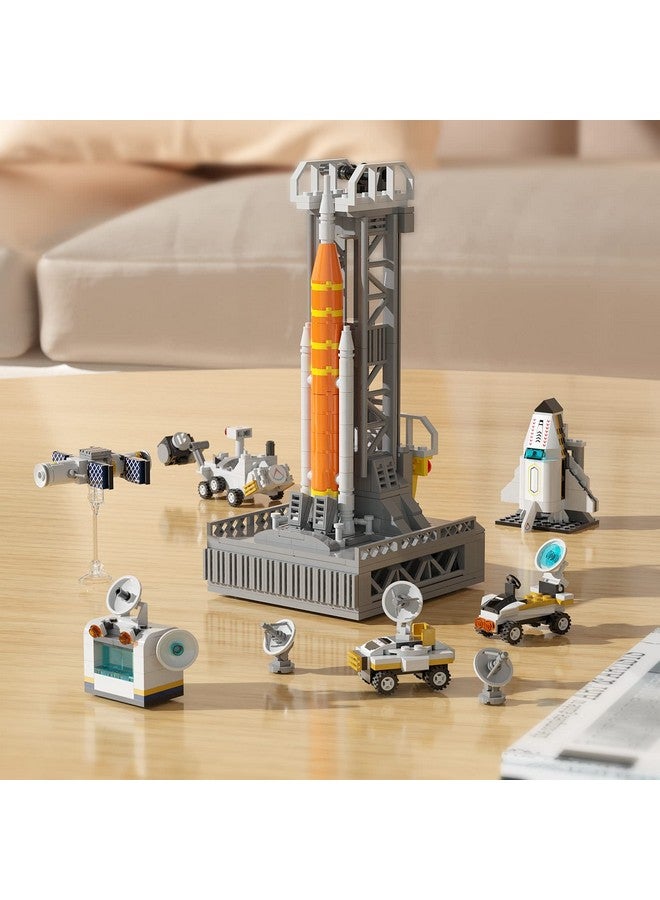 Space Launch System Rocket Artemis Sls Rocket Model Space Toys For Boys 612 Compatible For Lego Space Toy Aerospace Building Kit With Heavy Transport Rocket Gifts For 612Yearold Kids