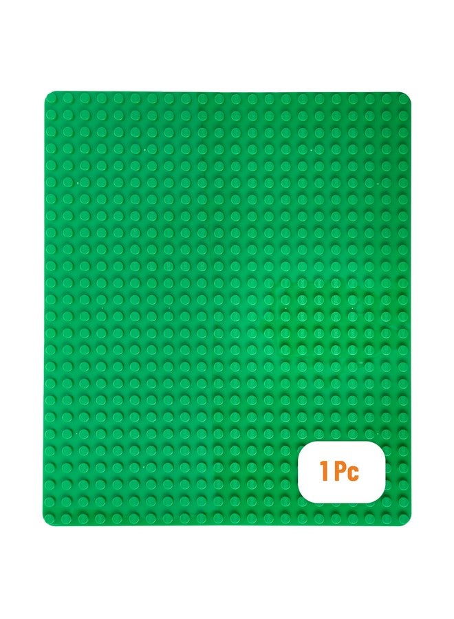 Classic Big Briks Stackable Baseplates Large Pegs For Ages 3 And Up 100% Compatible With All Major Brands Green 1 Piece 13.75