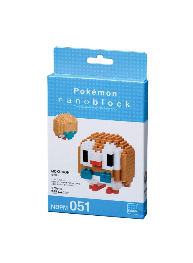 Nanoblock Pokemon Rowlet Pokemon Series Building Kit