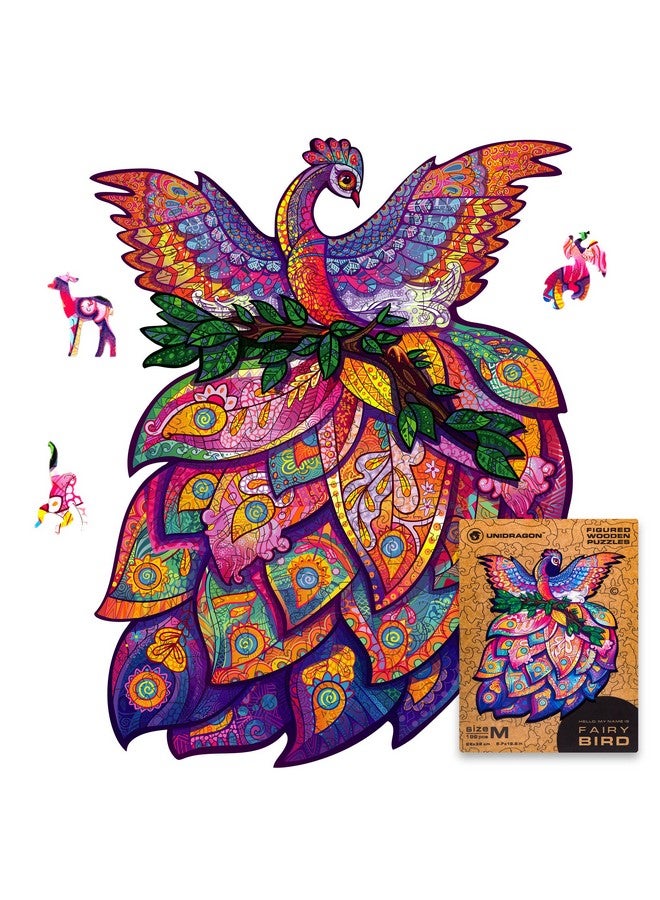 Wooden Jigsaw Puzzles Fairy Bird 198 Pcs Medium 9.7