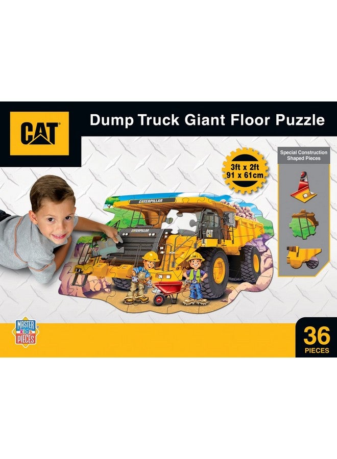 Floor Puzzle Jumbo Size 36 Piece Jigsaw Puzzle For Kids Caterpillar Dump Truck Tractor 3Ftx2Ft