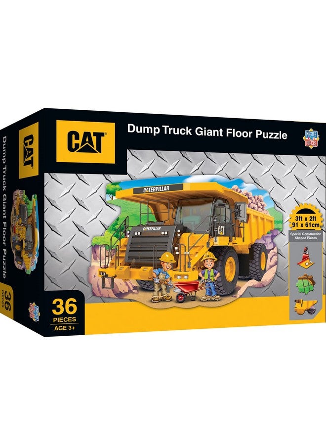 Floor Puzzle Jumbo Size 36 Piece Jigsaw Puzzle For Kids Caterpillar Dump Truck Tractor 3Ftx2Ft