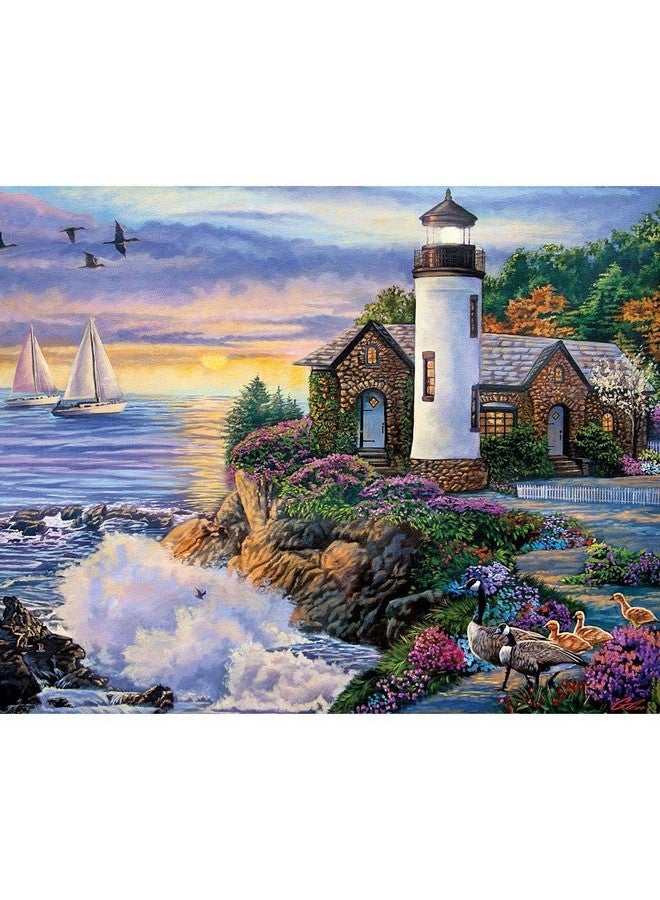 300 Piece Jigsaw Puzzle For Adults ‘Perfect Dawn’ 300 Pc Large Piece Ocean Sunrise Jigsaw By Artist Laura Glen Lawson 18