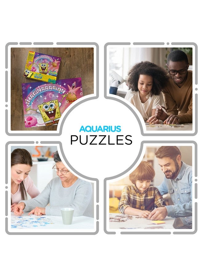 Spongebob Squarepants Imagination Puzzle (500 Piece Jigsaw Puzzle) Officially Licensed Spongebob Merchandise & Collectibles Glare Free Precision Fit 14X19In