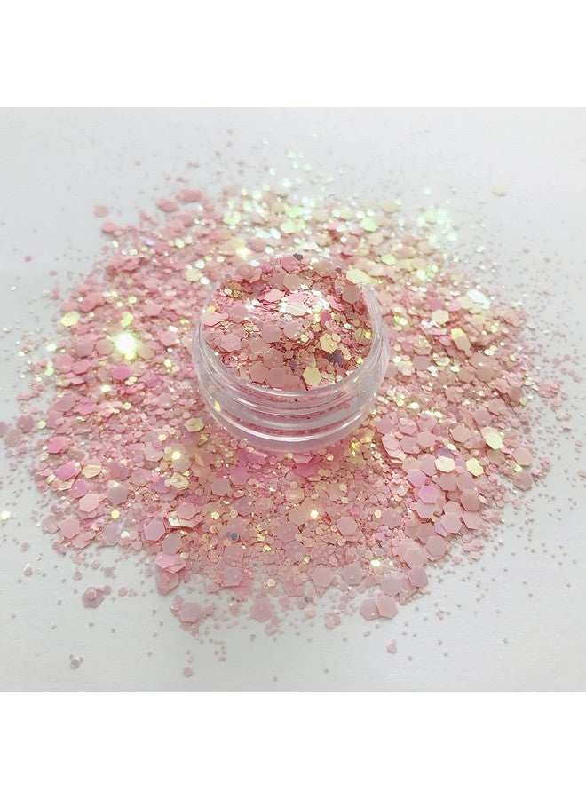 15 Grams/Jarpink Changeable Chunky Mixes Sequins Glitter Festival Rave Beauty Makeup Face Body Nail Art Tumbler Decoration Pcm60