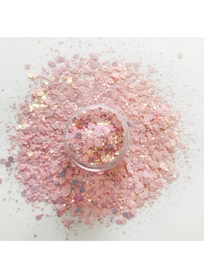 15 Grams/Jarpink Changeable Chunky Mixes Sequins Glitter Festival Rave Beauty Makeup Face Body Nail Art Tumbler Decoration Pcm60