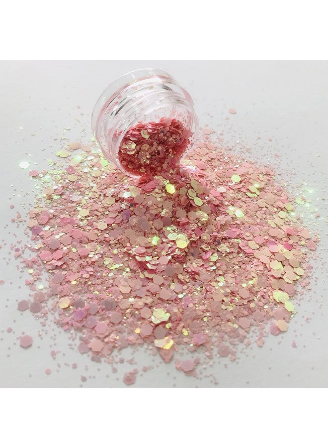 15 Grams/Jarpink Changeable Chunky Mixes Sequins Glitter Festival Rave Beauty Makeup Face Body Nail Art Tumbler Decoration Pcm60