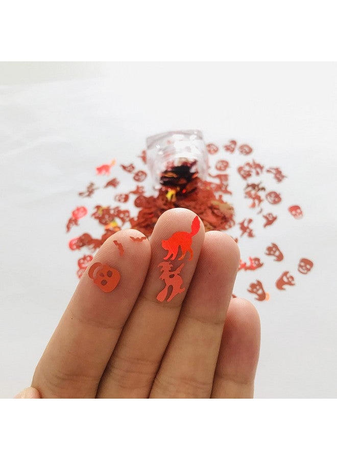 10 Grams/Pack Halloween Mixes Sequins Glitter Halloween Festival Rave Beauty Makeup Face Body Nail Art Decoration Lb401
