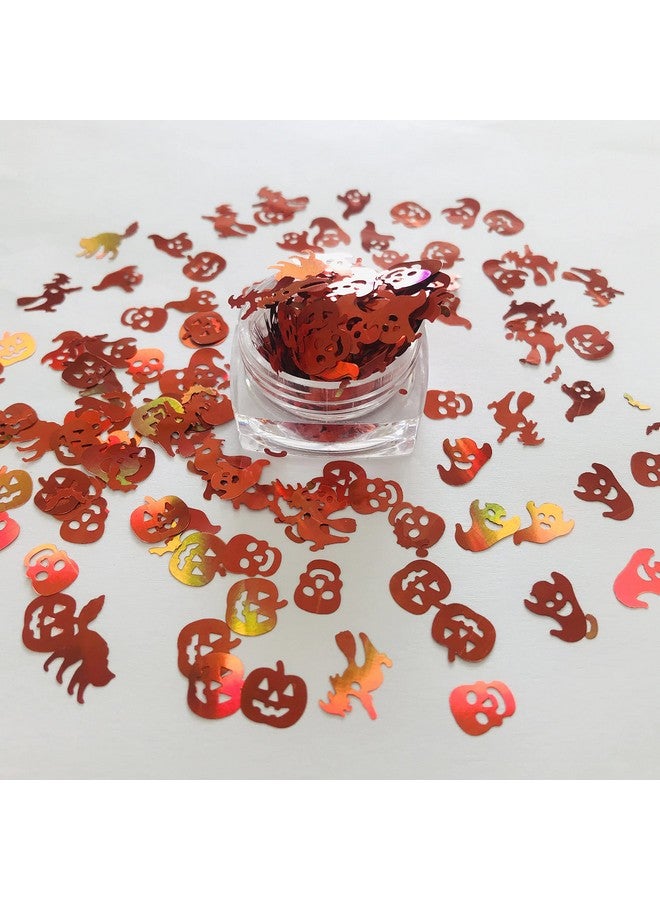10 Grams/Pack Halloween Mixes Sequins Glitter Halloween Festival Rave Beauty Makeup Face Body Nail Art Decoration Lb401