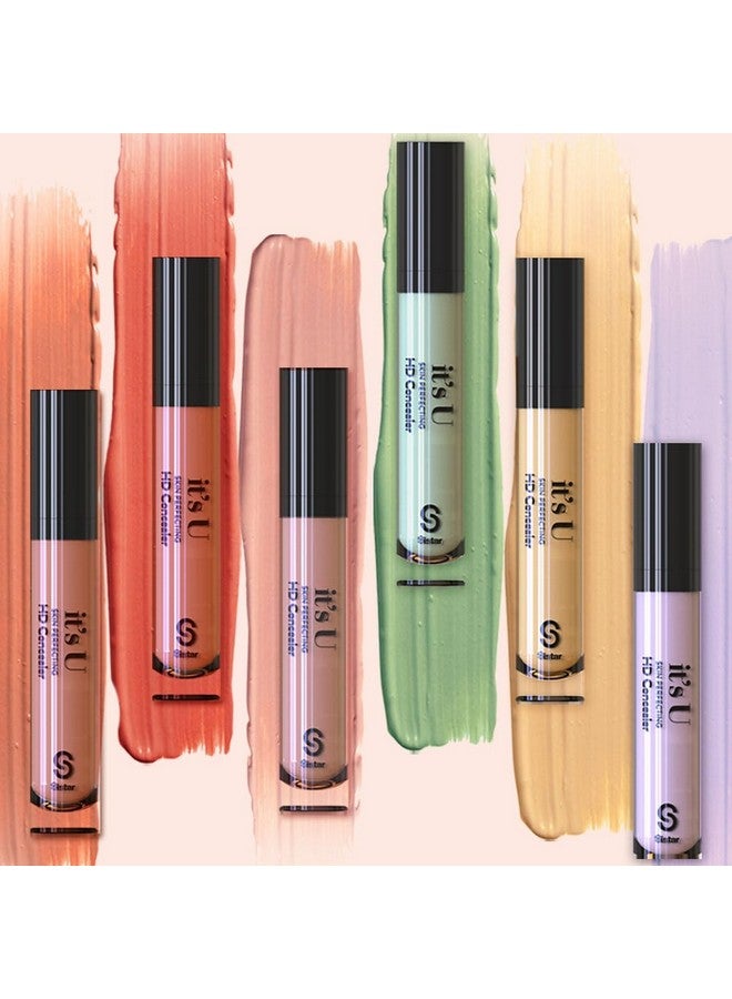 It'S U Skin Perfecting Conceal Hd Contour Color Corrector Full Coverage Smooth And Flawless (Peach)