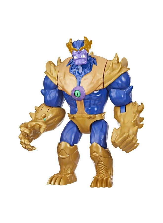 Avengers Mech Strike Monster Hunters Monster Punch Thanos Toy 9Inchscale Deluxe Action Figure Toys For Kids Ages 4 And Up