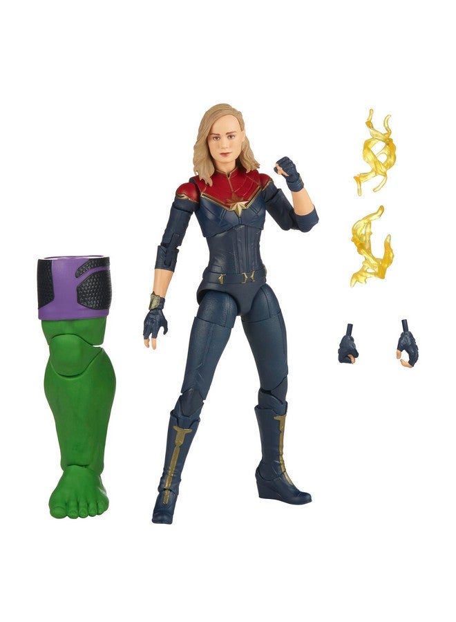 Marvel Legends Series Captain Marvel The Marvels 6Inch Collectible Action Figures Toys For Ages 4 And Up