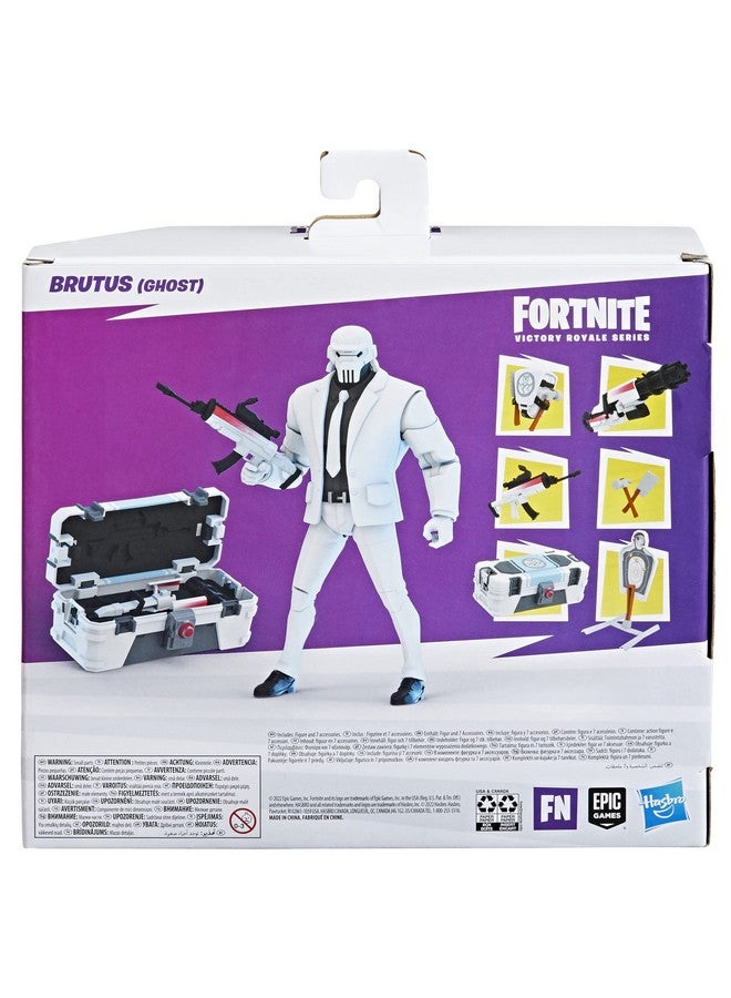 Victory Royale Series Brutus (Ghost) Deluxe Pack Collectible Action Figure With Accessories Ages 8 And Up 6Inch