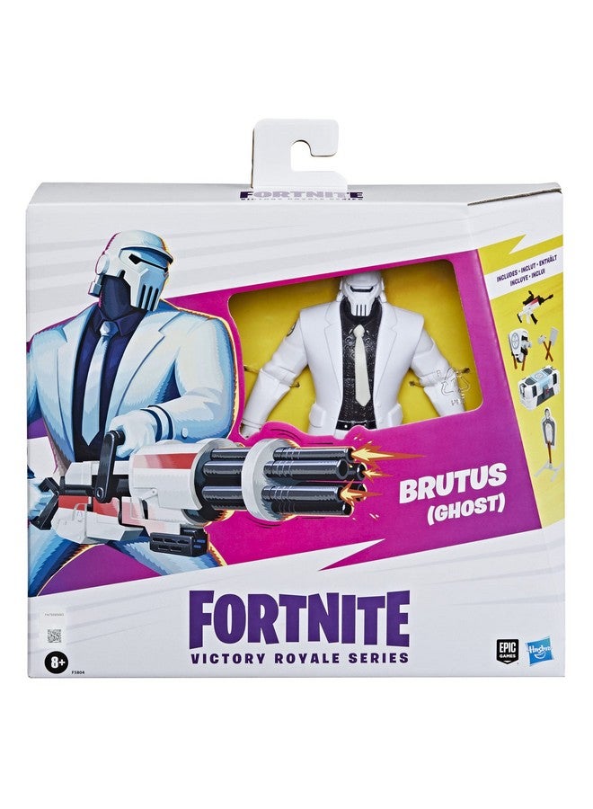 Victory Royale Series Brutus (Ghost) Deluxe Pack Collectible Action Figure With Accessories Ages 8 And Up 6Inch