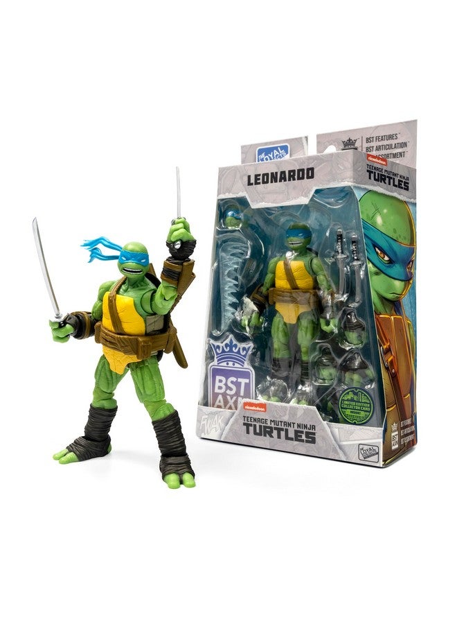 Teenage Mutant Ninja Turtles Bst Axn Leonardo Idw Inspired Comic Heroes 5Inch Action Figure