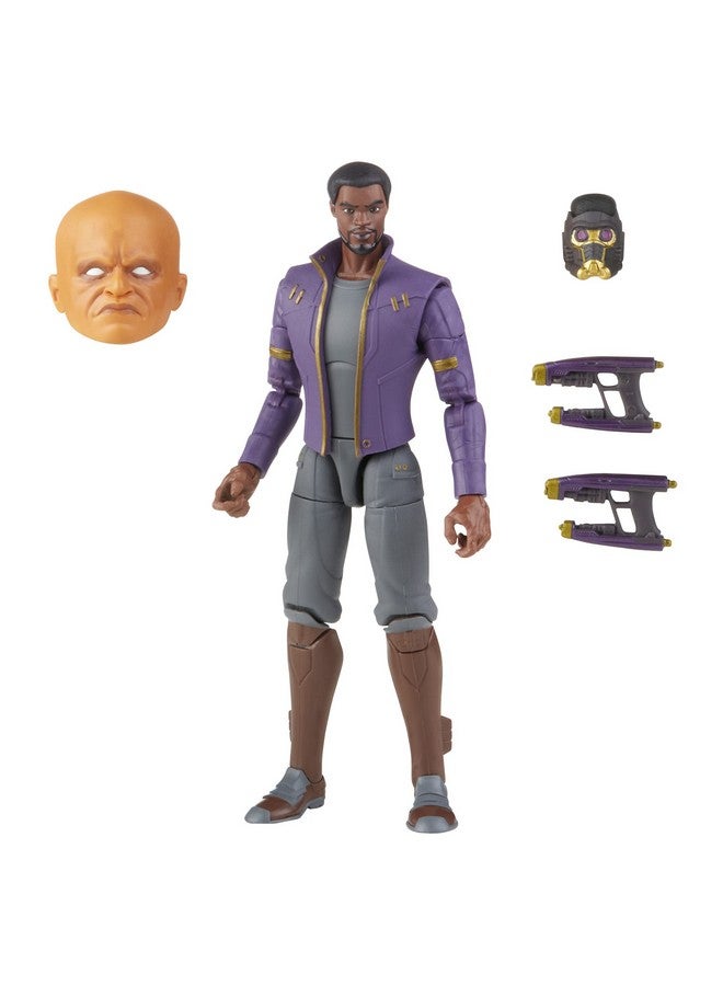 Legends Series 6Inch Scale Action Figure Toy T'Challa Starlord Premium Design 1 Figure 3 Accessories And Buildafigure Part