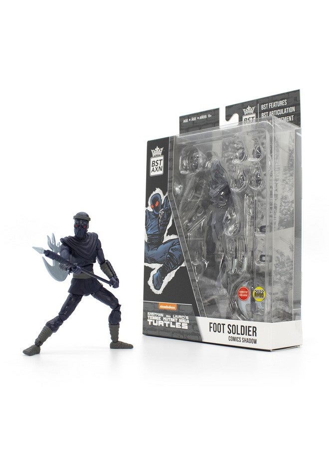 Teenage Mutant Ninja Turtles Limited Edition Foot Soldier 'Midnight Shadow Villain' San Diego Comic Con Bst Axn 5Inch Action Figure With Accessories