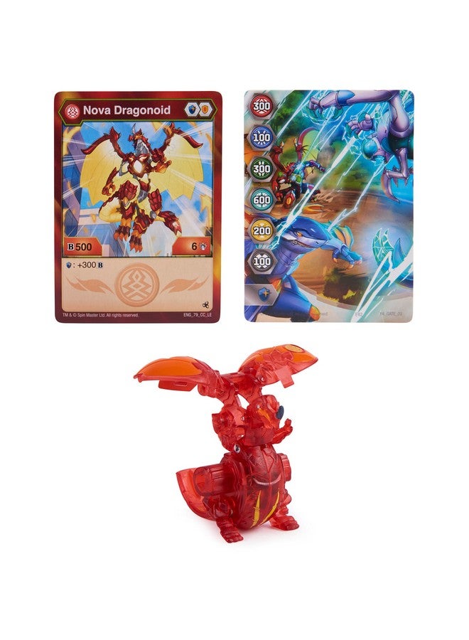 Bakugan Legends Nova Bakugan Dragonoid Light Up Bakugan Action Figures 1 Character Card And Metal Gate Card Kids Toys For Boys Ages 6 And Up