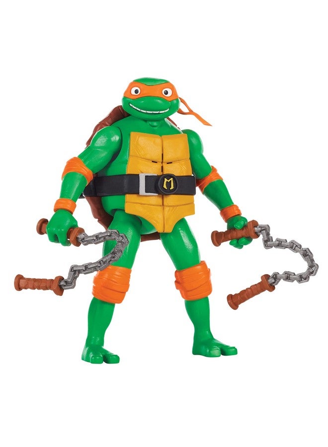 : Mutant Mayhem 5.5” Michelangelo Deluxe Ninja Shouts Figure By Playmates Toys