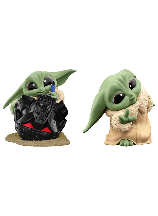 The Bounty Collection Series 5 2Pack Grogu Figures 2.25Inchscale Helmet Hijinks Peekaboo Toy For Kids Ages 4 And Up (F5941)