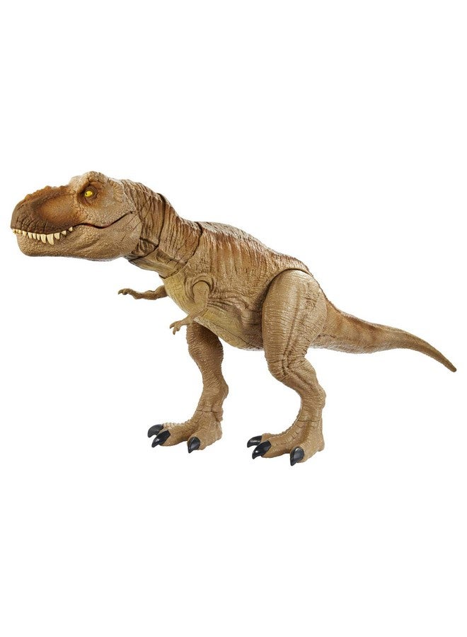 Jurassic World Epic Roarin’ Tyrannosaurus T Rex Large Action Figure Primal Attack Feature & Sound Realistic Shaking