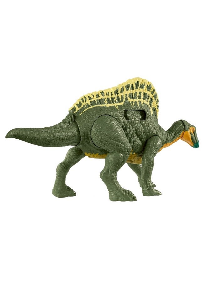 Jurassic World Toys Roar Attack Ouranosaurus Camp Cretaceous Dinosaur Figure With Movable Joints Realistic Sculpting Strike Feature & Sounds Herbivore Kids Gift 4 Years & Up