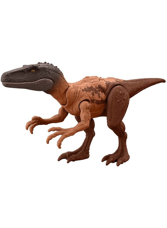 Jurassic World Toys Strike Attack Herrerasaurus Dinosaur Action Figure Toy With Attack Feature & Movable Joints