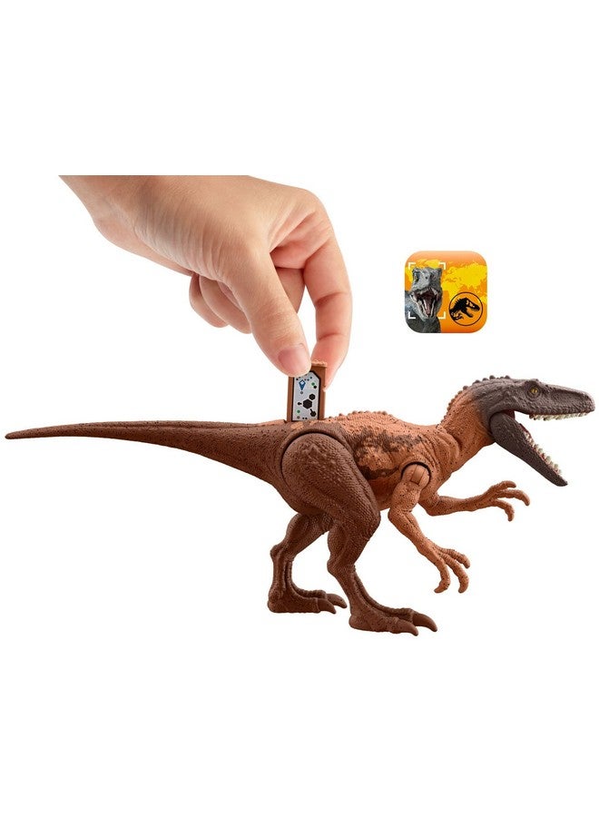 Jurassic World Toys Strike Attack Herrerasaurus Dinosaur Action Figure Toy With Attack Feature & Movable Joints