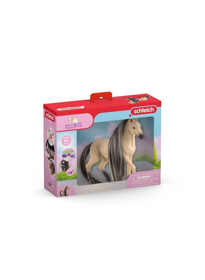 Horse Club Sofia'S Beauties Andalusian Mare Toy Horse Set For Girls And Boys For 5 Years And Up With Brushable Hair And Accessories14 Pieces