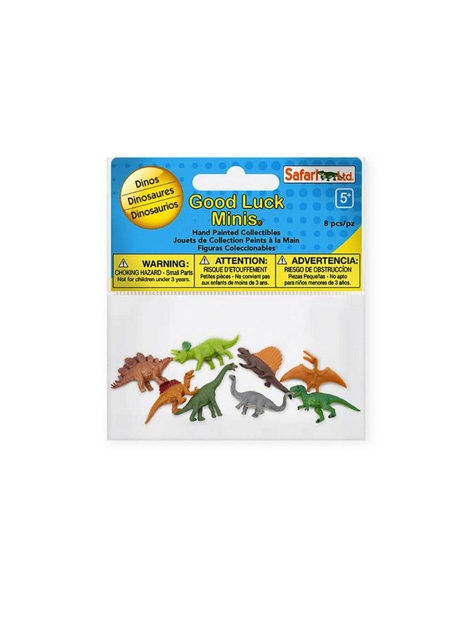 ; Dino Fun Pack 8 Pieces ; Good Luck Minis Collection ; Miniature Toys For Boys & Girls