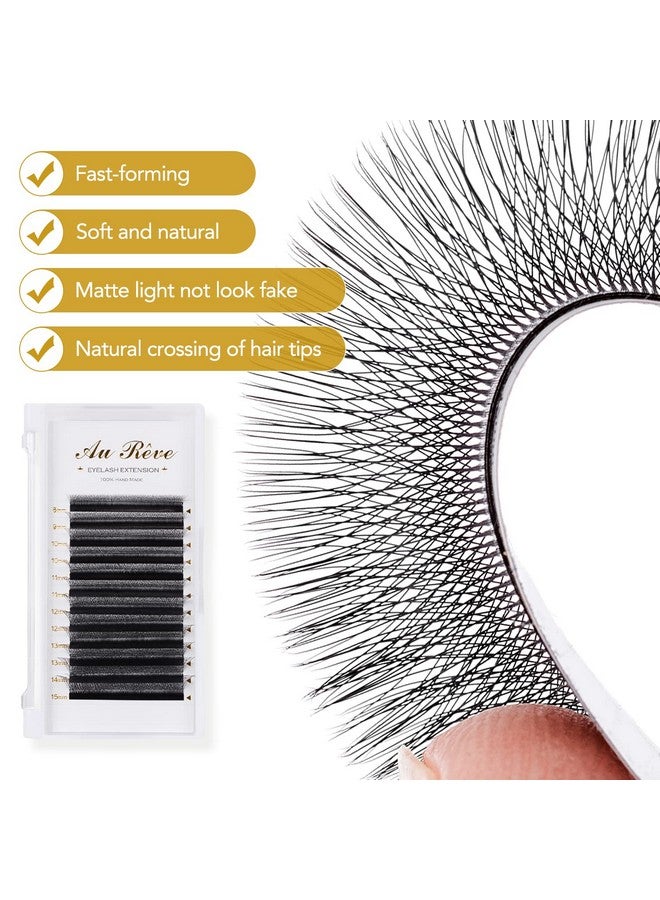 W Eyelash Extensions C Curl 0.07Mm 8 15Mm Mix Tray W Shaped 5D Volume Premade Fan Lashes Matte Black Cluster Easy Fans Lashes Professional Use Yy Lash