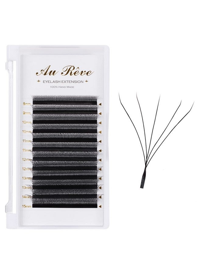 W Eyelash Extensions C Curl 0.07Mm 8 15Mm Mix Tray W Shaped 5D Volume Premade Fan Lashes Matte Black Cluster Easy Fans Lashes Professional Use Yy Lash