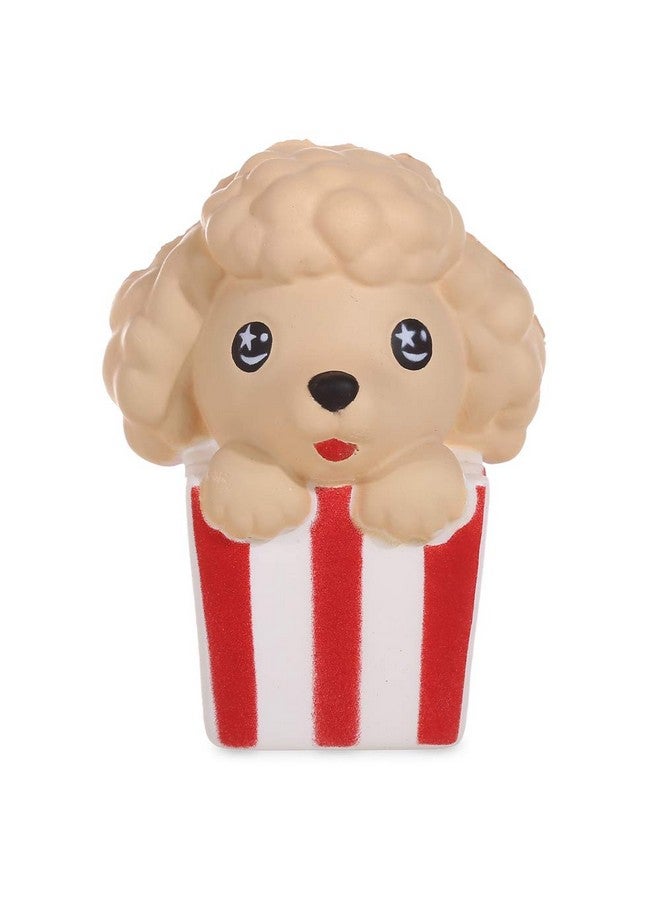 4.3 Inches Squishies Dog Popcorn Squeeze Toys For Kids Kawaii Slow Rising Scented Stress Relief Toys Decorative Props