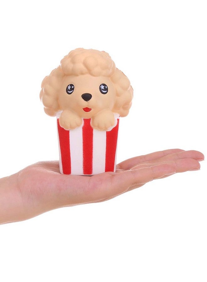 4.3 Inches Squishies Dog Popcorn Squeeze Toys For Kids Kawaii Slow Rising Scented Stress Relief Toys Decorative Props