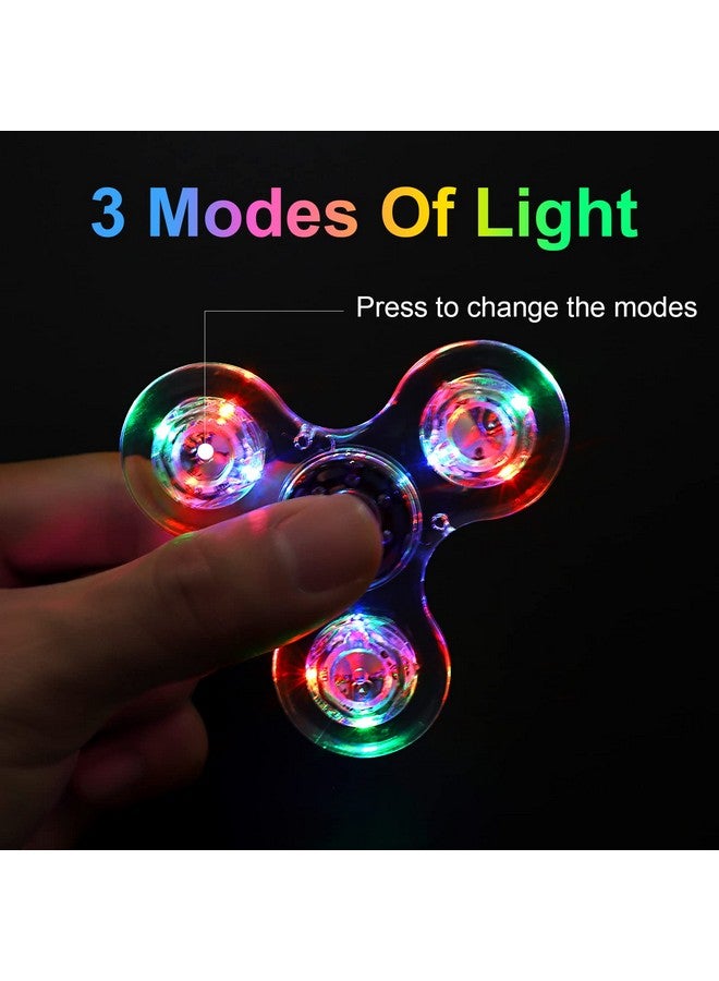 Fidget Spinners 6 Pack Led Light Up Fidget Spinners For Kids Party Favors Bulk Fidget Packs Glow In The Dark Party Supplies Goodie Bag Stuffers Classroom Prizes Return Gifts