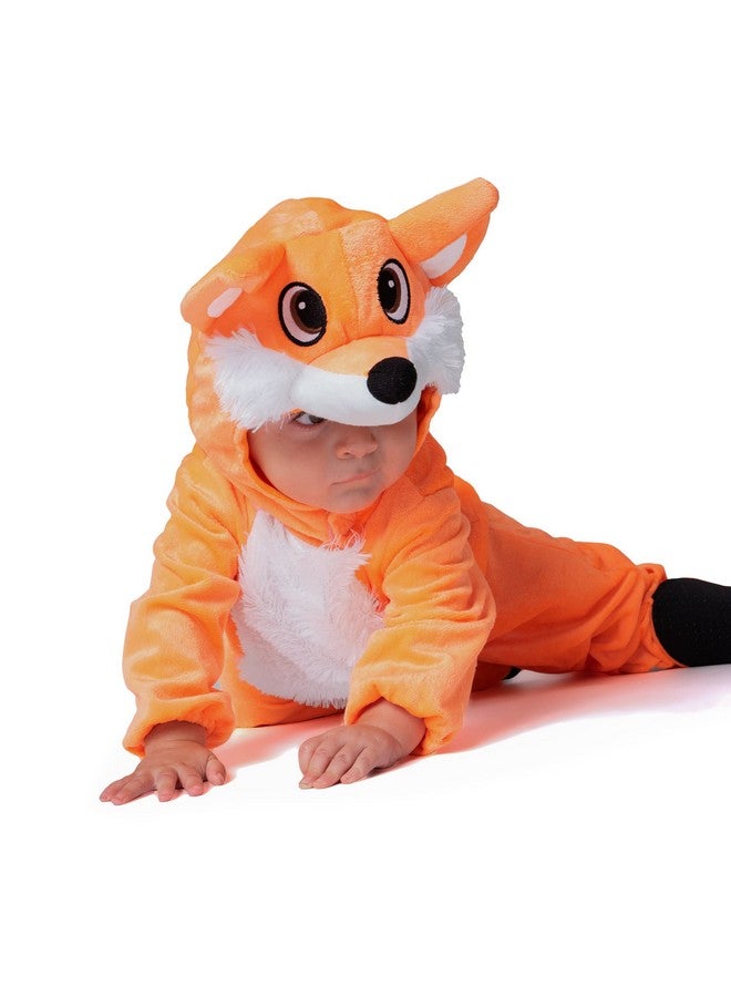 Halloween Baby Fluffy Fox Costume For Unisex Toddler Halloween Dress Up Animalthemed Party (1824 Months)