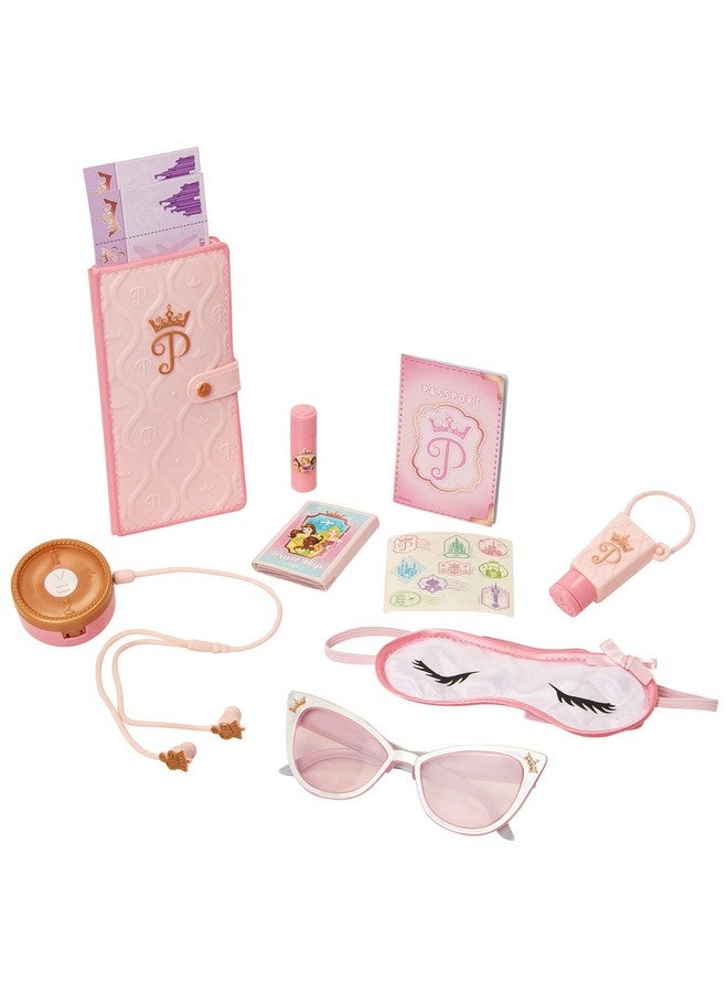 Travel Suitcase Play Set For Girls With Luggage Tag By Style Collection 17 Pretend Play Accessoriespiece Including Travel Passport For Ages 3+