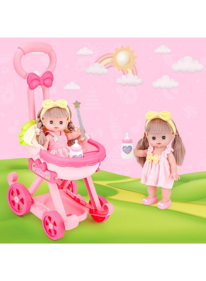 Baby Doll Stroller With 12 Inch Doll12