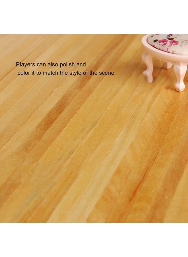 Dollhouse Floorboard Miniature Flooring Nontoxic For Daily Furniture For Home
