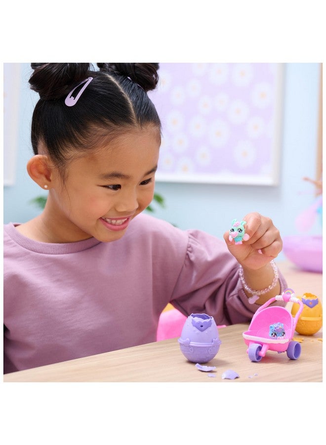 Alive Hatch N’ Stroll Playset With Stroller Toy And 2 Mini Figures In Selfhatching Eggs Kids Toys For Girls And Boys Ages 3 And Up